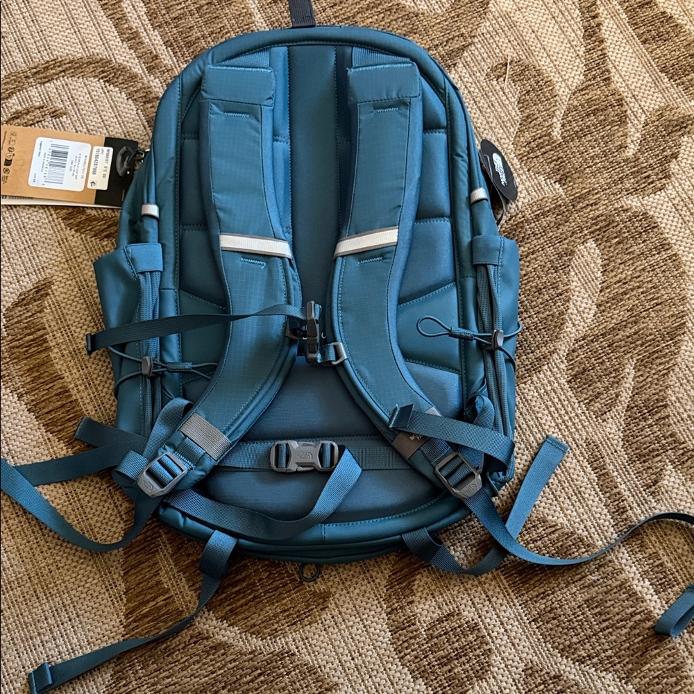 The North Face Women’s BOREALIS  LUXE Blue/teal Backpack - BNWT - Picture 8 of 11